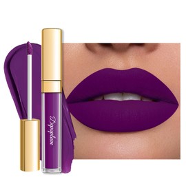 Depuplum Purple Lipstick Matte for Women, SuperStay Long Lasting Lipstick Smudge Proof No Transfer Liquid Lipsticks, Cruelty Free Lip Makeup (DM22 Purple Crystal)