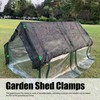 100 PCS Garden Shed Clamps Plastic Stable Versatile Film Shading
