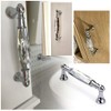 IGNPION 2pcs Crystal Drawer Handles Drawer Wardrobe Kitchen Door Knob