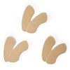 Foot Petals Fancy Feet Back of Heel Cushions (3 Pair,