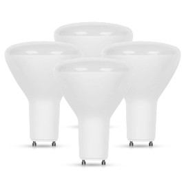 OHLECTRIC R30 LED Flood Light Bulbs - GU24 Base LED Bulbs with Power Rating of 8 Watt and 120 Volts - Dimmable LED Bulbs - 25000 Lighting Hours, 2700K Soft White, Pack of 4 - OL-46238