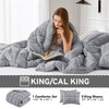Intelligent Design King Comforter Set 3D Puff Overfilled Comforter for
