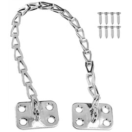 PIYANYO 12 Inch Silver Window Restrictor Heavy-Duty Adjustable Opening Limiters for Windows Doors Furniture and Large Boxes 1PCS