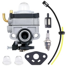 GX22 GX31 FG100 Carburetor with Fuel Line Kit for Honda 4-Cycle Engine - Compatible with Leaf Blower, Hedge Trimmer - Replaces 16100-ZM5-803, 16100-ZM3-848, 16100-ZM5-809, GCA91