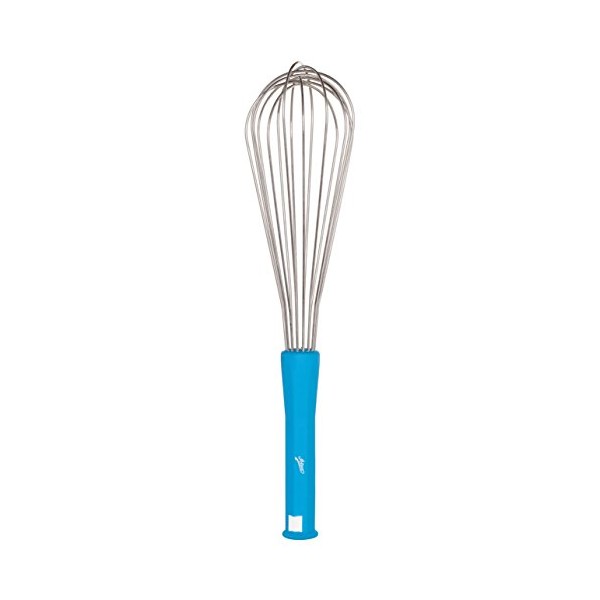 Ateco 1835 Professional 13.75-Inch Whisk, Stainless Steel Tines and Non-Slip