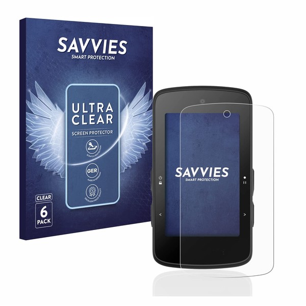 Savvies 6 Pack Screen Protector compatible with Bryton Rider 750