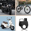 2Pcs Motorcycle Helmet Lock Fits 7/8" Handlebar, Upgraded Thickened Aluminum