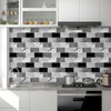 BSABSAQAA 10 Sheets Peel and Stick Backsplash for Kitchen 12"X12"