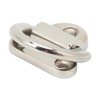 Stainless Steel Marine Folding Pad Eye Cleat Heavy Duty D