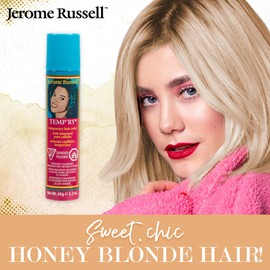 Jerome Russell Temp'ry Spray-on Honey Blonde Hair Color, 2.2oz x 3 pack