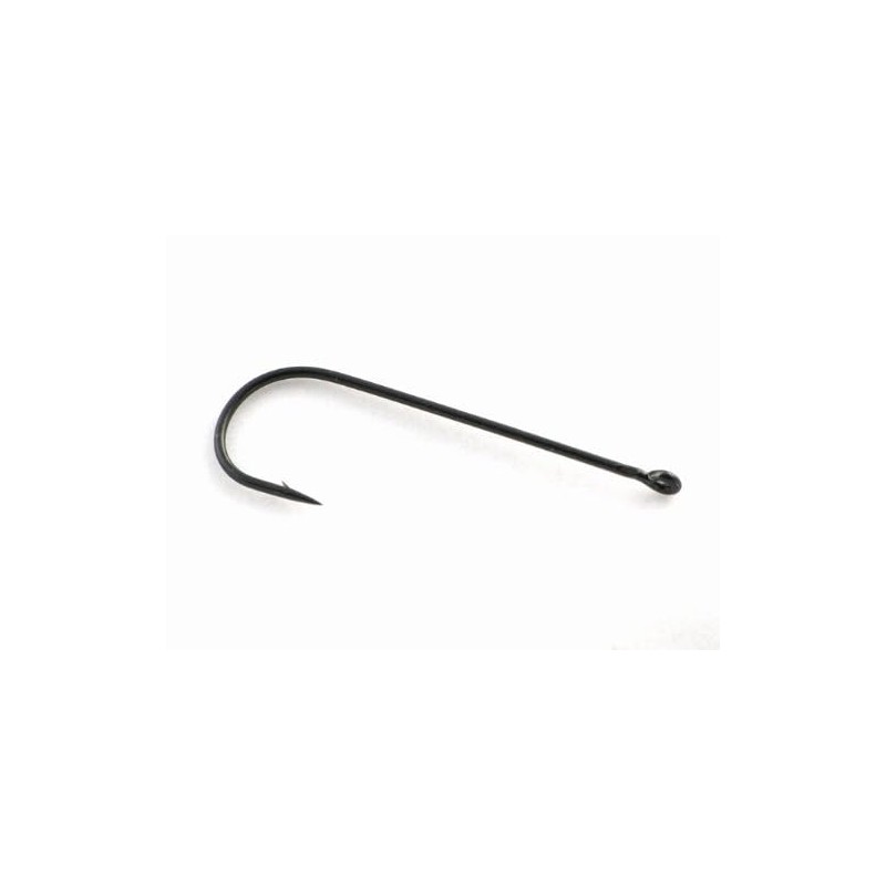 Phoxinus Aberdeen Sea Fishing Hooks, Black, 50 Pack, Size 1/0