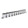 Sealey AK2672 Walldrive Imperial Socket Set, 3/8" Square Drive, 12PT,