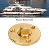 Boat Drain Plug 2 Inch With Brass Plug Oval Marine