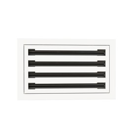 14x8 Modern Design AC Grille - Aluminum White - Air Vent - Linear Slot Diffuser - Register Grille for Heating and Cooling - Compatible with Ceiling, Wall, or Floor Registers