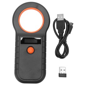 Pet Microchip Scanner 134.2Khz 125Khz EMID FDX B Wired USB Wireless 2.4G Bluetooth Handheld Animal Chip Reader Black
