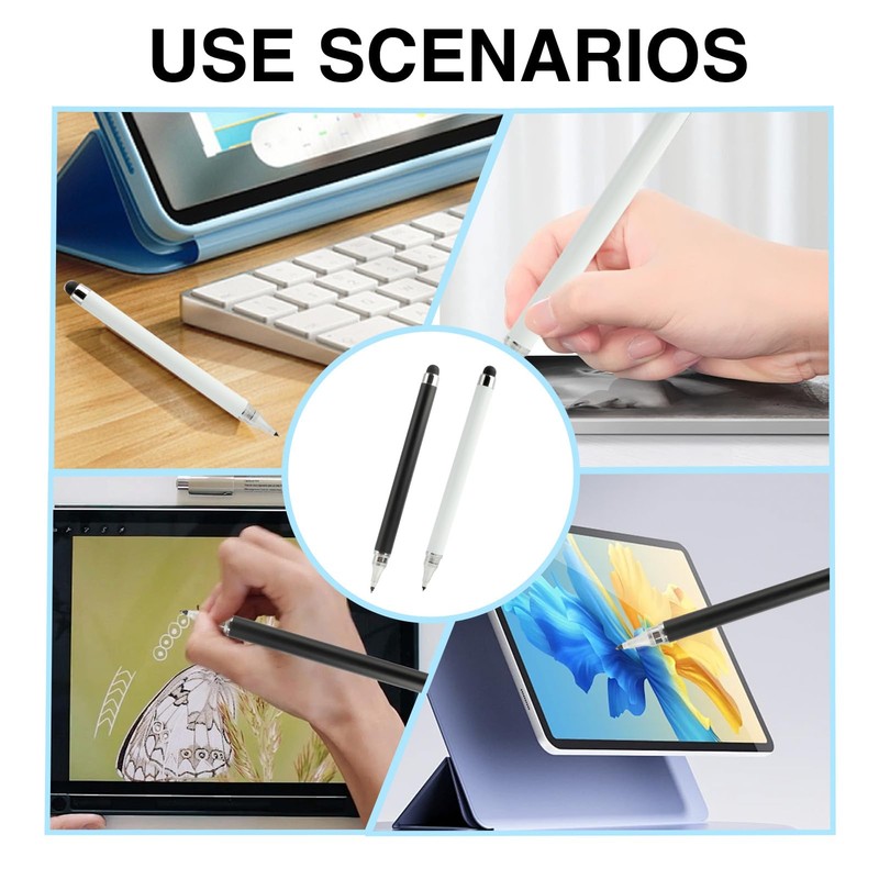 Pack of 2 Touchscreen Pen Tablet Pen Universal Tablet Pen