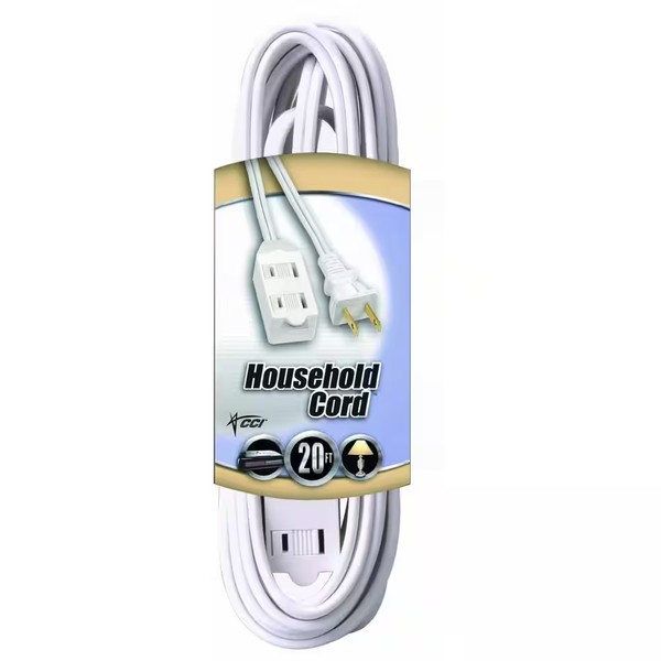 Southwire 20 ft. 16/2 SPT-2 Multi-Outlet (3) Indoor Light-Duty Extension