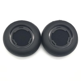 Levigo Protein Leather Headset Replacement Breathable Ear Pads Compatible with B&O Beoplay H4 Wireless Headset Headphone Repair Parts, Soft Memory Sponge Earmuffs, Black