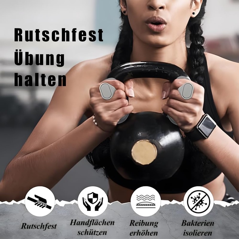 2 Pairs of Grip Pads, Weight Training, Fitness Grip Pads
