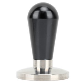 58mm Coffee Tamper Aluminium Alloy Ergonomic Handle Consistent Compression Coffee Press Tamper for Home Coffee Shop Black