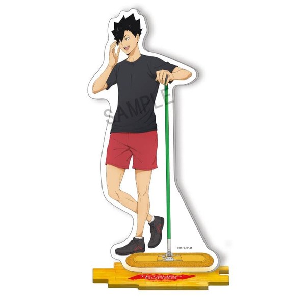 Takara Tomy Arts Haikyu!! Cleaning Acrylic Stand, Black Tail, Approx. H 6.3 inches (160 mm), Acrylic