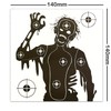 100 PAPER TARGETS (25 of each design) Air Gun Pistol
