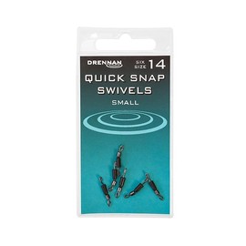 Drennan Quick Snap Swivels Pack Of 6 For Fishing: 14