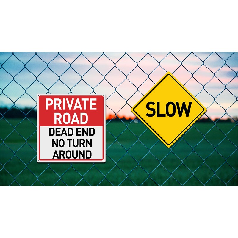 BTHUKO “Private Road - Dead End, No Turn Around” Metal