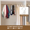 ZEDODIER Scarf Organizer Scarf Hanger for Closet, Rotatable Sturdy Hijab