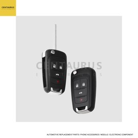 EXAUTOPONE 2Pcs Car Key Fob Keyless Flip Entry Remote OHT01060512 4-btn Compatible with Allure Camaro Terrain Cruze Equinox Impala Lacrosse Regal Encore KR55WK50073
