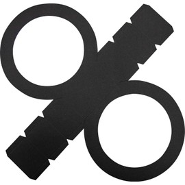 folia 6890/5 Round Lantern Blanks Photo Card Cut Pack of 5 Black for Gluing Together Diameter Approx. 19 cm Window Cut-Out Approx. 13.5 cm