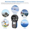 INFURIDER YF-866B-APP Bluetooth Digital Anemometer Air Flow Speed Measuring Thermometer
