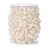 JVHLOV 30m Pearl Garland, Artificial Pearl Bead String for Wedding
