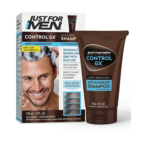 3x Just for Men Control GX Grey Reducing Shampoo