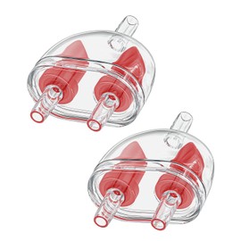 Pawfly 2 Pack Aquarium Check Valves Fish Tank Air Pump Valves Plastic 2-Way Non-Return Valves Pump Protectors for Standard 0.5 cm Airline Tubing Fish Tank Accessories for Aeration Setup