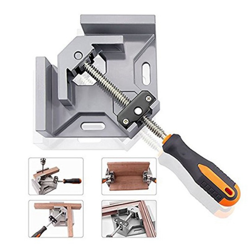 Corner Clamp 90 Degree Single Handle Aluminum Alloy Adjustable Right
