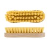 Elliott Wooden Scrubbing Brush with Curved Grip Handle, Durable Hard