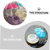 LABRIMP 3 Pack PVC Floating Drink Coasters Inflatable Coasters for