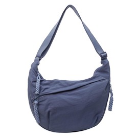 TIAASTAP Half Moon Shoulder Bag Nylon Large Crossbody Bag Shoulder Bag Women Half Moon Bag Slouchy Bag Hobo Bag Bum Bag Cross Bag Women's Shoulder Bags, blue