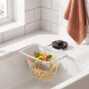 Kitchen Sink Strainer with 50 Disposable Mesh Bags, Rustproof Corner
