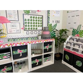 CTP Flamingos EZ Border Bulletin Board Border for Classroom (Creative Teaching Press 10486), 48 ft per Package