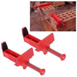 Brick Liner, Pull Cord Holder Made of Technical Plastic, for House Construction Bricklayers (Red)