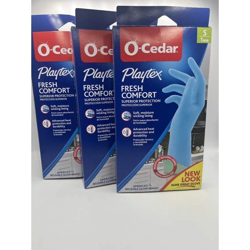 Playtex Fresh Comfort Reusable Cleaning Gloves, Small, 1 Pair