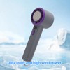 Portable Handheld Turbo Fan USB Rechargeable 14000RPM 100 Speed Quiet