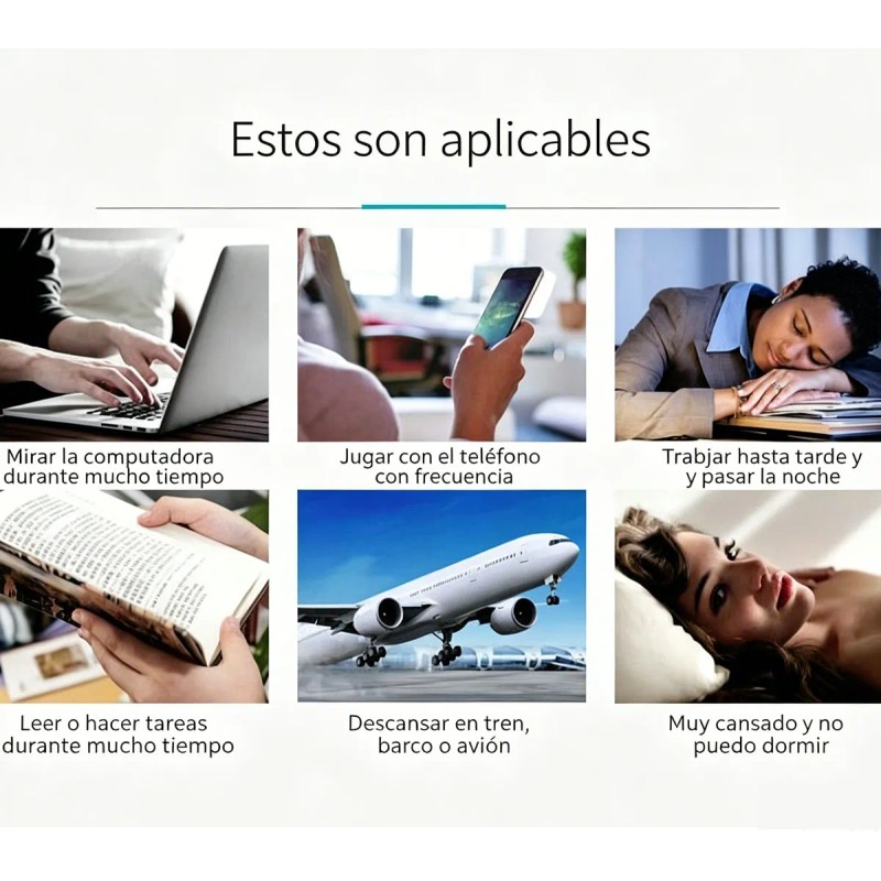 MENGYUAN - 2ps 3d Antifaz Para Dormir No Presiona Ojos