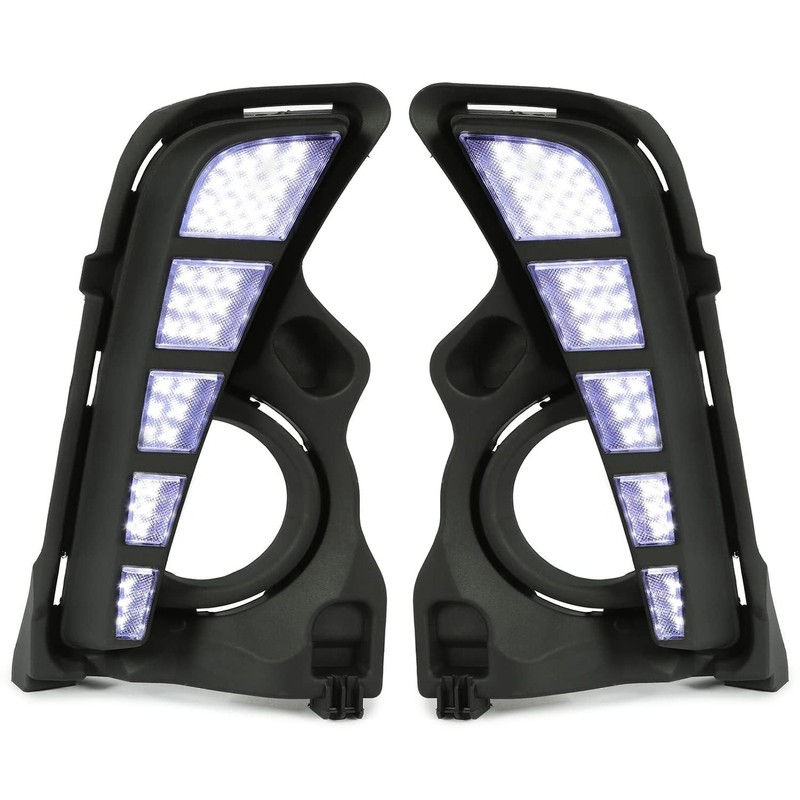 HECASA LED Daytime Running Light Fog Lamp Compatible with 2017-2019