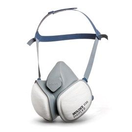 Compact Mask Half Face FFA2P3 R D Lightweight and Comfortable Pack Qty 1
