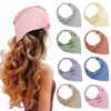 ASEANAO Hair Scarves Headband Elastic, Chiffon Head Kerchief with Hair