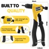 Duratl Rivet Nut Tool Kit, 8-Inch Hand Rivnut Tool for