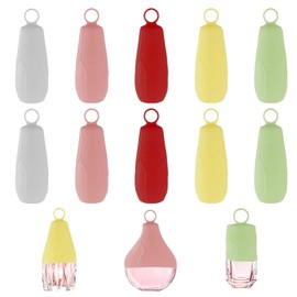 Paquete De 10 Fundas Elásticas Reutilizables A Prueba De Fugas Para Artículos De Cambiador De Viaje, Fundas De Viaje De Silicona De Fugas Para Cosméticos Se Adapta A La Mayoría De Contenedores (10)